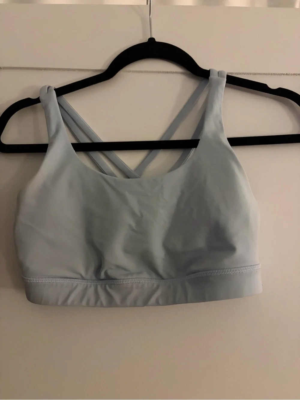 Lululemon light m Blue Strappy Sports Bra